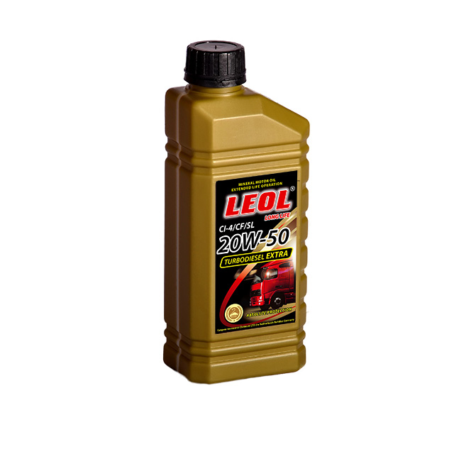 Масло SAE 20W-50 API CI-4/CF/SL турбодизель Каністра 1 л. ЛЕОЛ TURBODIESEL EXTRA